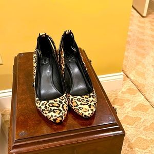 White House Black Market Leopard Pumps